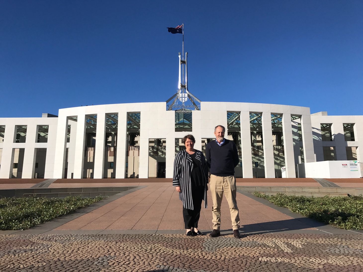 Our Mayor Councillor Bill Chisholm and Director Advocacy and Community Services Mary Agostino were in Canberra to meet with federal government representatives today.